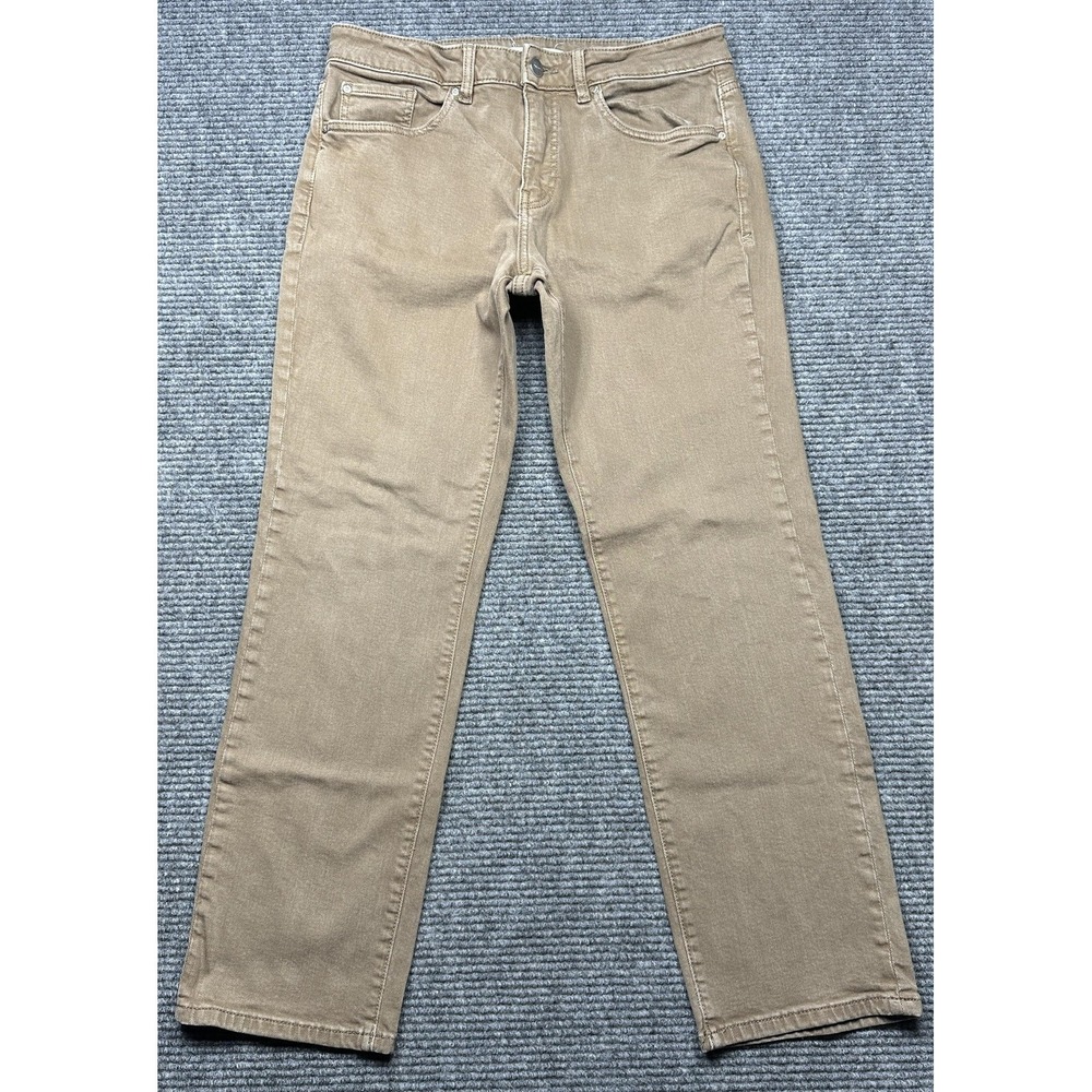 Warp + Weft ORD Chicago Straight Jeans Men 32x30 (Fit 31x28) Brown Stretch Denim
